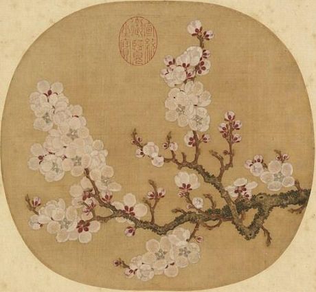 Apricot Blossoms Sketched from Life, , Zhao Chang