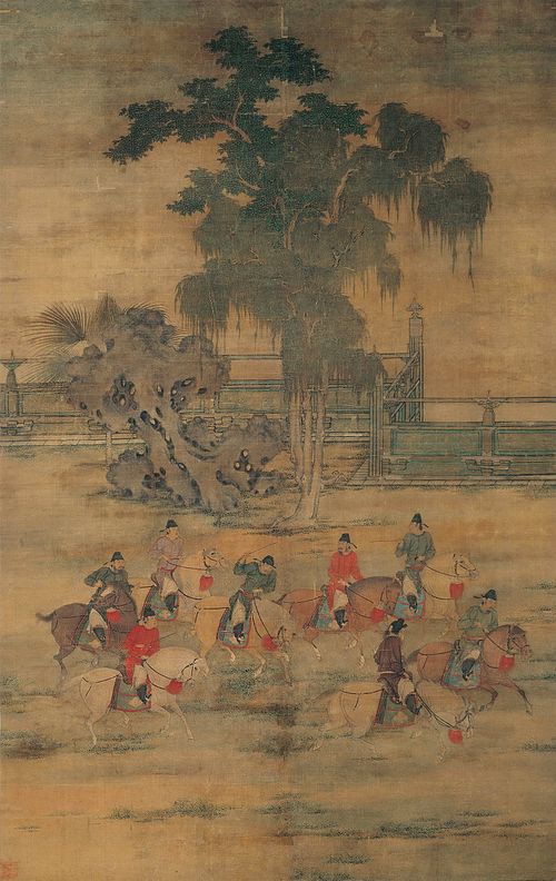 Eight Princes on a Spring Excursion, 950, Zhao Yan