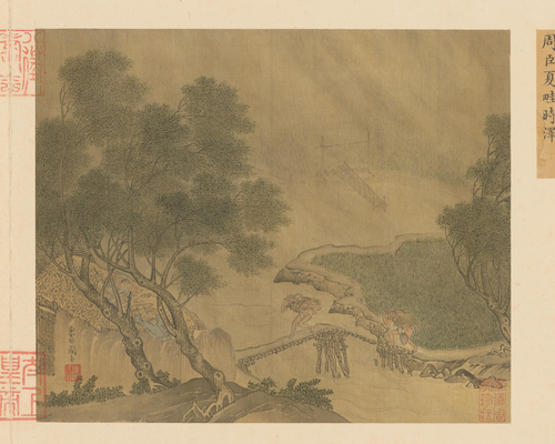 周臣夏畦时泽图页, , Zhou Chen