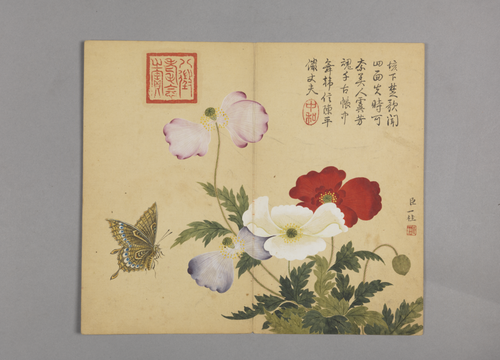 邹一桂花鸟草虫图册, , Zou Yigui