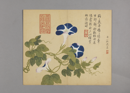 邹一桂花鸟草虫图册, , Zou Yigui
