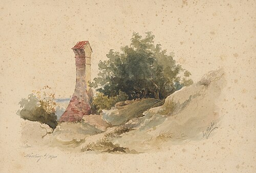Krajina s Božou mukou, 1872, Zsigmond Bubics