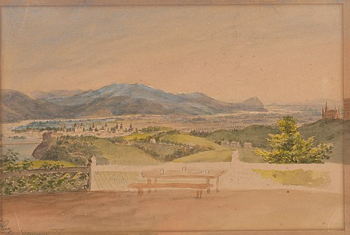 Pohľad na mesto, 1872, Zsigmond Bubics
