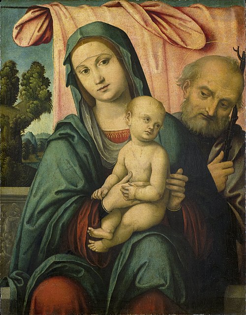 Sainte Famille, 1500, Lorenzo Costa
