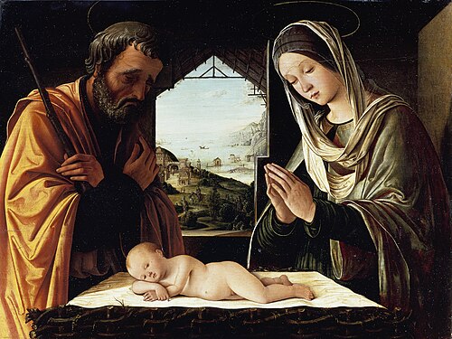 La Sainte Famille, 1490, Lorenzo Costa