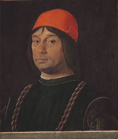 Portrait de Giovanni Bentivoglio II, 1490, Lorenzo Costa