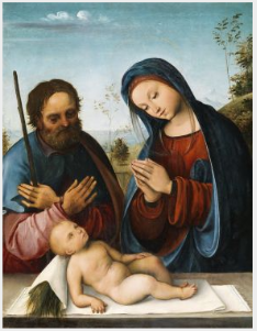 The Holy Family, 1500, Lorenzo Costa