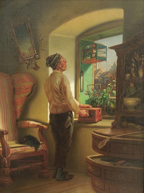 Old Bachelor, 1863, Quido Mánes