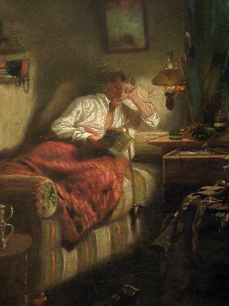Reader, 1860, Quido Mánes