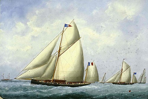 Course de cotres, 1882, 1882, Édouard Adam