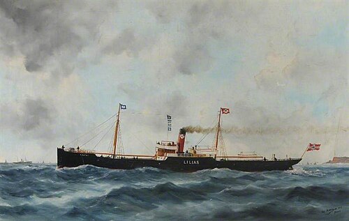 SS 'Lilias', 1913, Édouard Adam