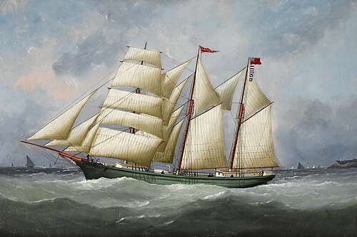 Kaleda off Le Havre, , Édouard Adam