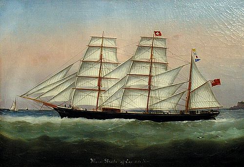 ‚Menai Straits‘ off Cape de la Hève, 1878, Édouard Adam