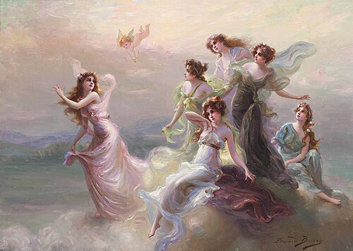 The dance of the nymphs, , Édouard Bisson