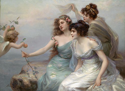 Les trois Grâces, 1899, Édouard Bisson