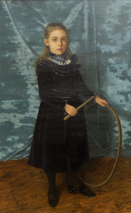 portrait de Marguerite Charlon, 1900, Édouard Brun
