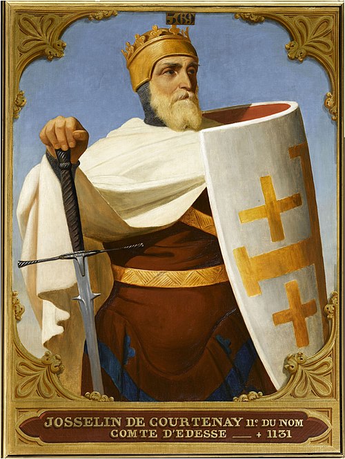 Josselin de Courtenay, comte d'Edesse, 1843, Édouard Odier