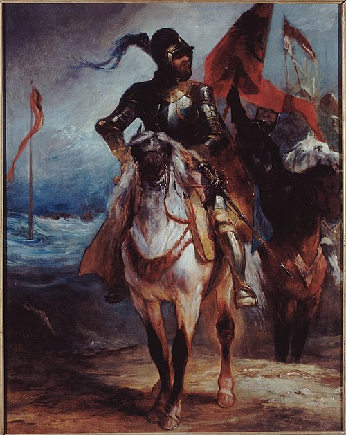 Chevalier conduisant son armée, 1801, Édouard Odier