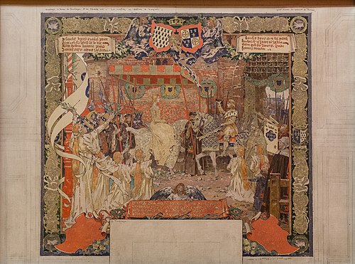 Le mariage d'Anne de Bretagne, 1900, Édouard Toudouze