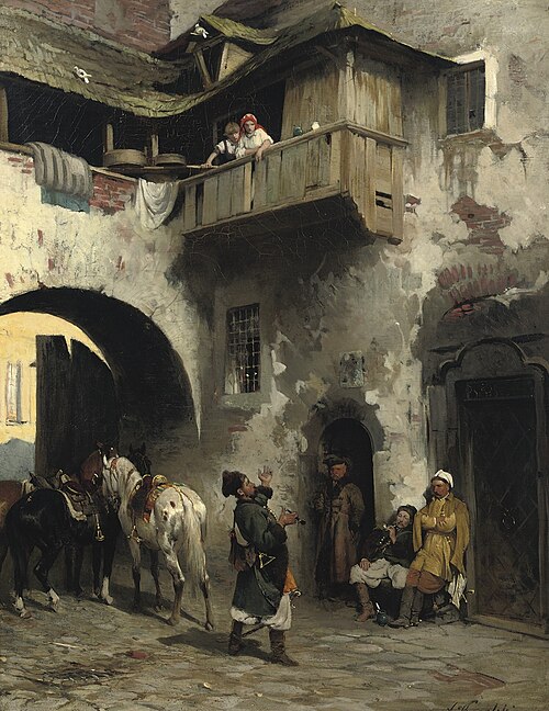 The messenger, , Alfred von Kowalski-Wierusz