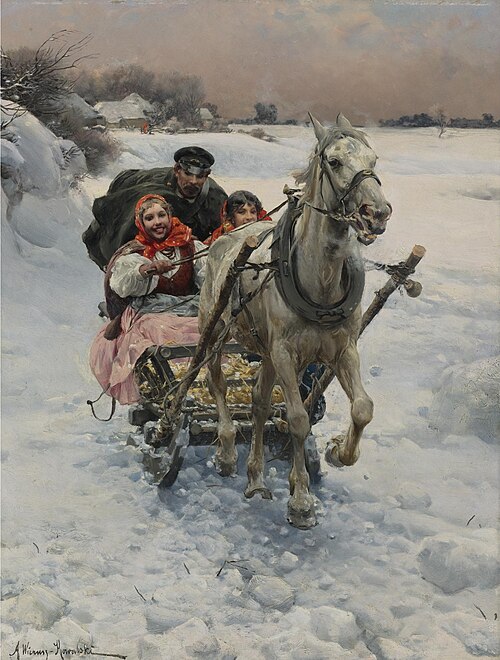A merry ride, , Alfred von Kowalski-Wierusz