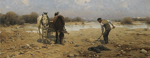 The sand digger, , Alfred Wierusz-Kowalski