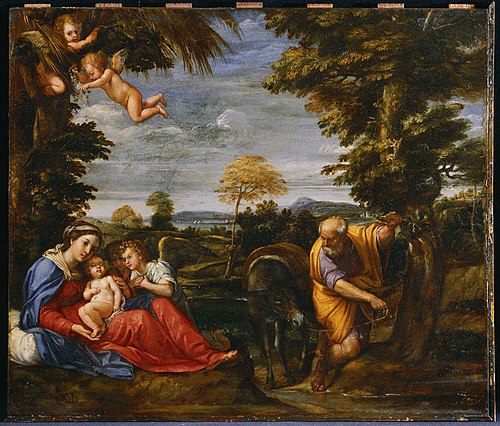Rest on the Flight to Egypt, 1604, Francesco Albani