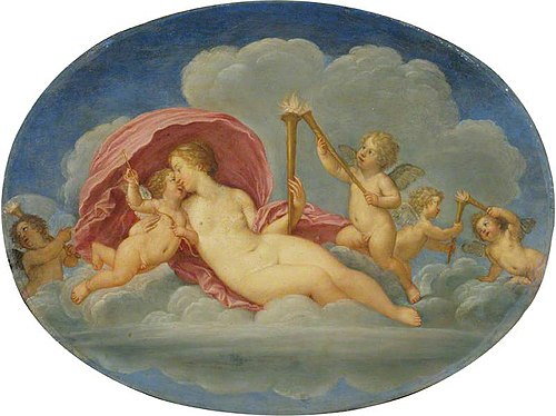 Venus and Cupid, 1645, Francesco Albani