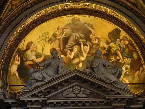Eternal Father and Archangel Gabriel, 1610, Francesco Albani