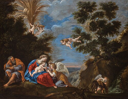 Rest on the Flight into Egypt, 1640, Francesco Albani
