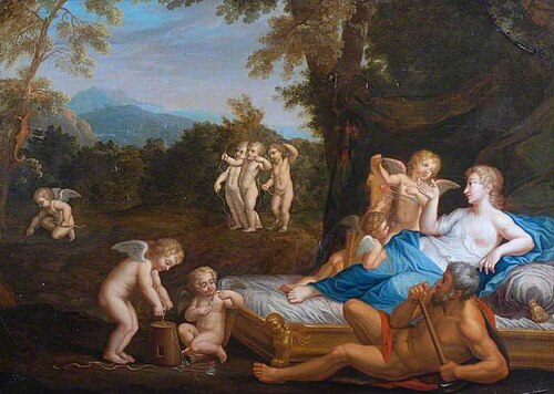 Venus and Vulcan, , Francesco Albani