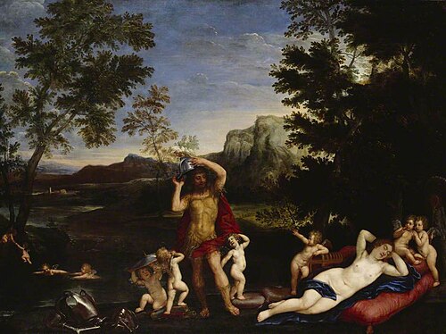 Mars and Venus, , Francesco Albani