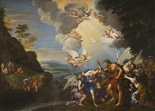The Baptism of Christ, , Francesco Albani