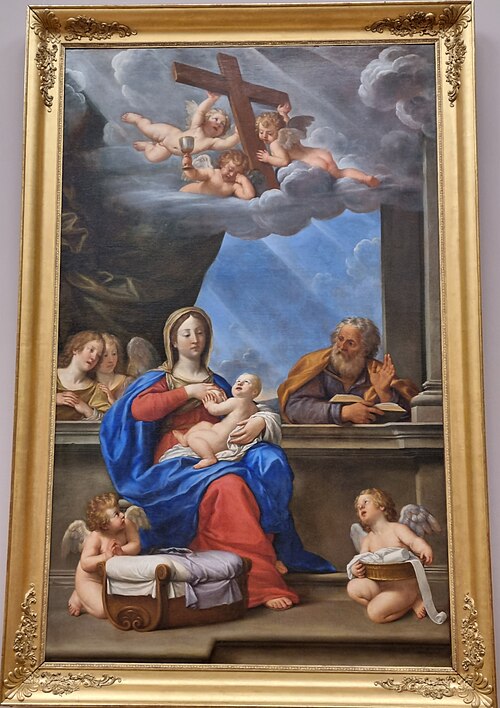 La Sainte Famille, 1641, Francesco Albani
