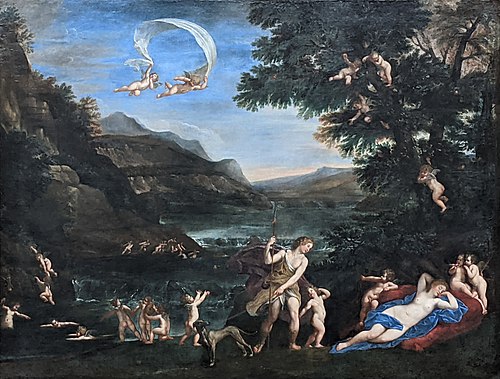 Adonis Led by Cupids to Venus, 1627, Francesco Albani