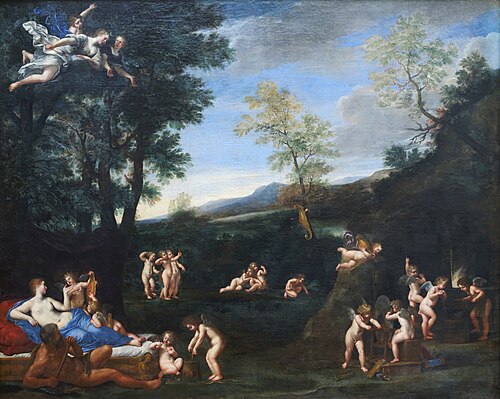 The Rest of Venus and Vulcan, 1627, Francesco Albani