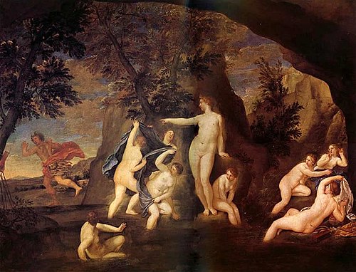 Actaeon Transformed into a Stag, 1640, Francesco Albani