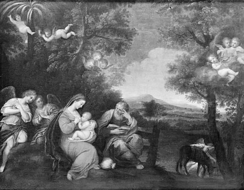 The Rest on the Flight into Egypt, 1626, Francesco Albani