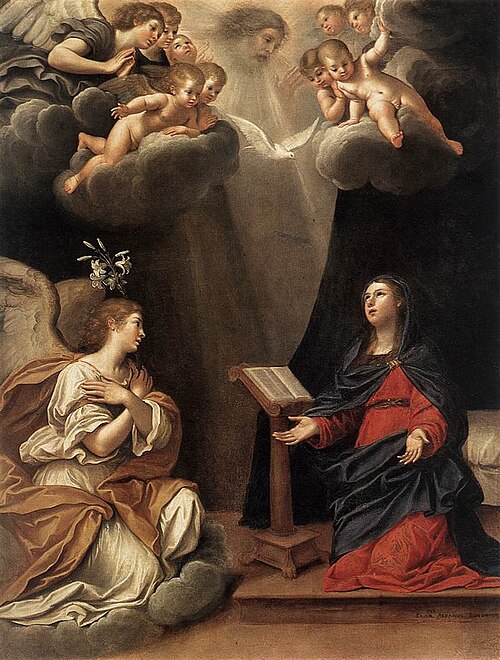 The Annunciation, 1630, Francesco Albani