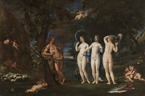 The judgement of Paris, 1650, Francesco Albani