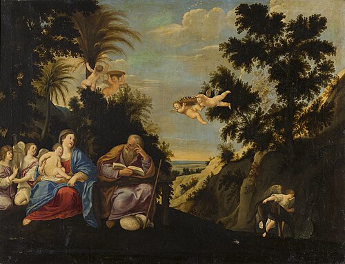 The Rest on the Flight into Egypt, 1630, Francesco Albani