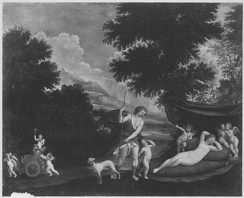 Venus and Adonis, 1619, Francesco Albani