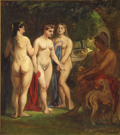 Judgement of Paris., 1850, Wilhelm Marstrand