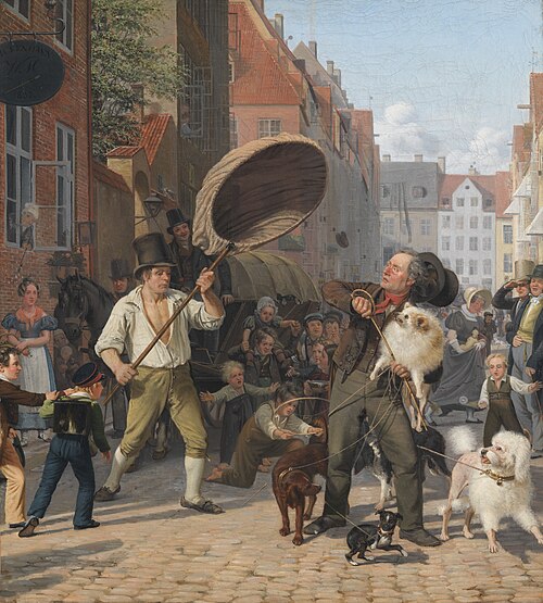 A Street Scene in the Dogdays, 1832, Wilhelm Marstrand