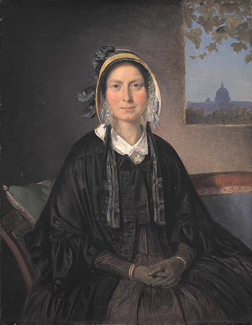 Frederikke Raffenberg, née Hagerup, 1846, Wilhelm Marstrand