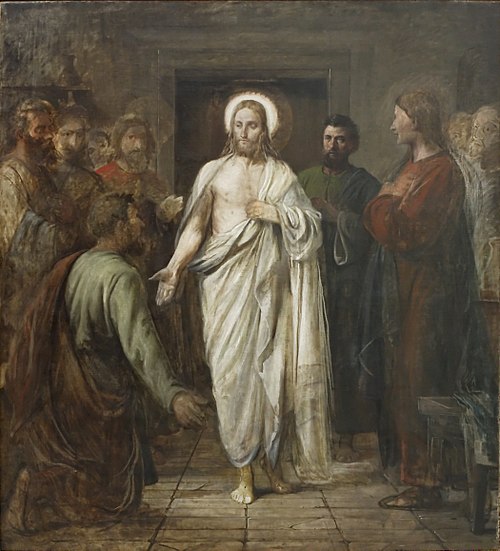 Doubting Thomas, 1870, Wilhelm Marstrand