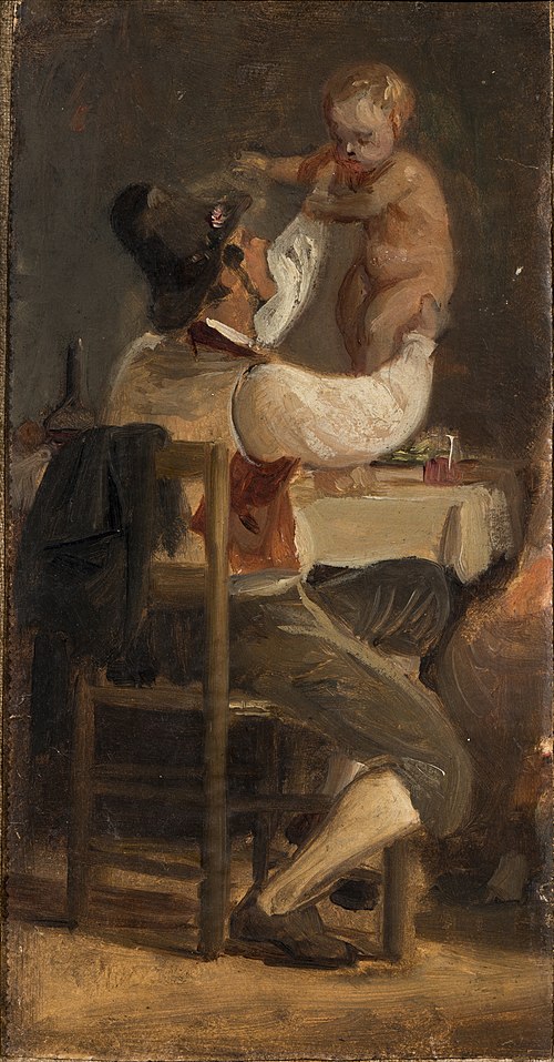 Father’s love, 1839, Wilhelm Marstrand