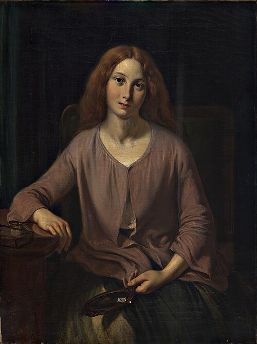 Venetian woman in the restroom, 1854, Wilhelm Marstrand