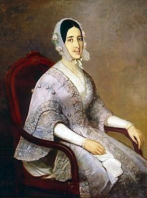 Portrait d'une dame, 1850, Claude Joseph Barandier