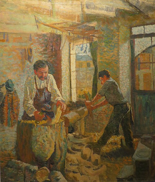 Les sabotiers de Gouvernes, , Émile-Gustave Cavallo-Péduzzi